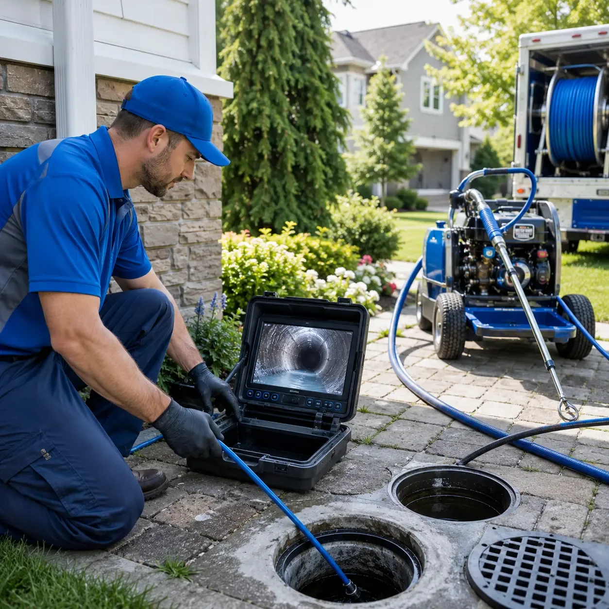 Outdoor drain cleaning professionals serving Maple Shade, NJ
